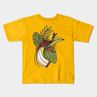 Bird Of Paradise Kids T-Shirt